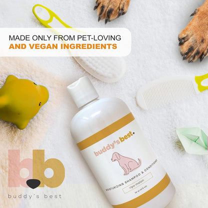 Buddy's Best Dog Moisturizing Shampoo and Conditioner - No Promo Code Needed!