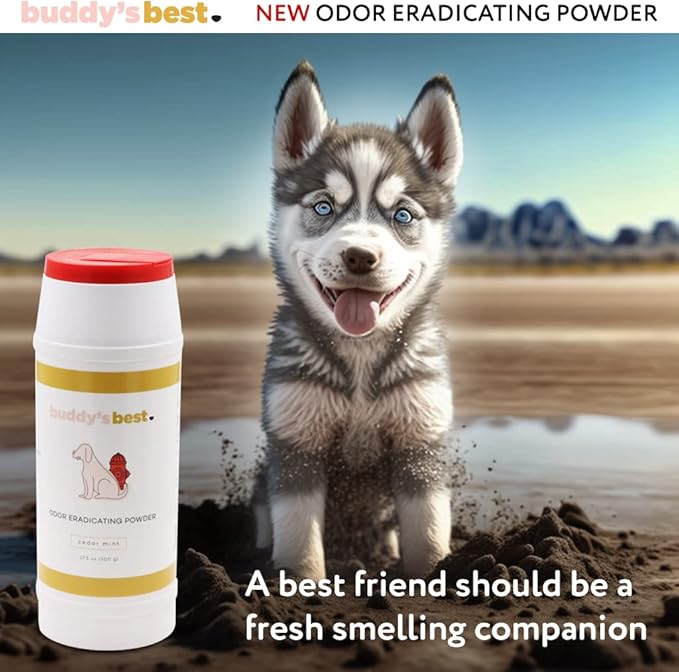 Buddy's Best Dog Odor Eliminating Powder - No Promo Code Needed!