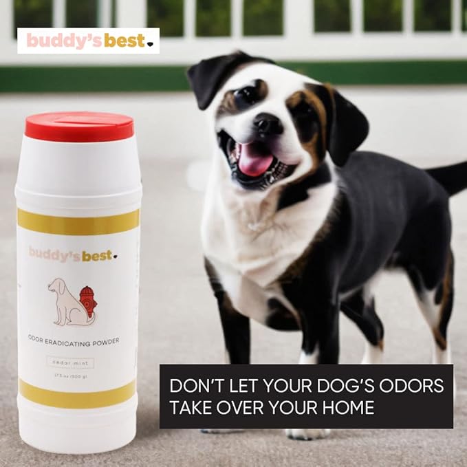 Buddy's Best Dog Odor Eliminating Powder - No Promo Code Needed!