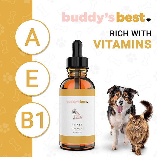 Buddy's Best Hemp Oil Treats for Pets 1 oz PL No Promo Code Needed!