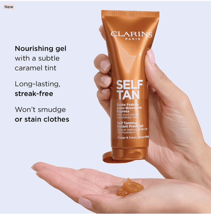 Clarins Self - Tanning Gel Face + Body Tanner - No Promo Code Needed!