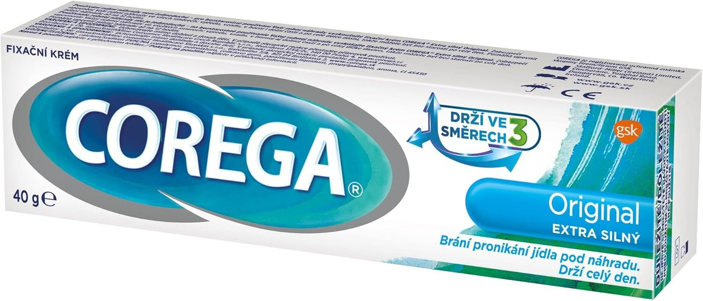 Corega Extra Strong Denture Adhesive Fixing Cream - No Promo Code Needed!
