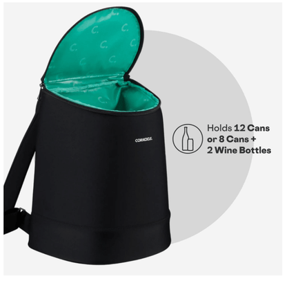 Corkcicle Eola Bucket Cooler Bag 1 piece Black Neoprene 810040313097 No Promo Code Needed!
