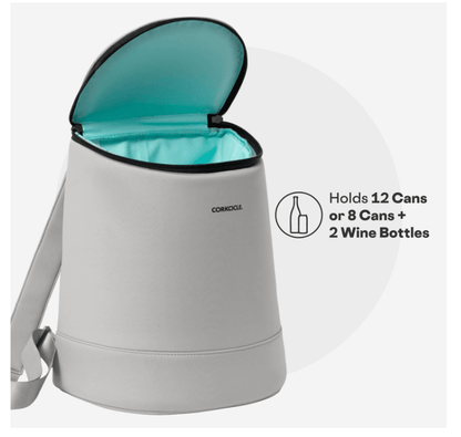 Corkcicle Eola Bucket Cooler Bag 1 piece River Rock Neoprene 810102842558 No Promo Code Needed!