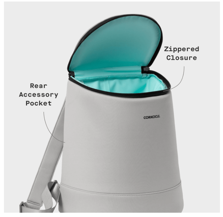 Corkcicle Eola Bucket Cooler Bag 1 piece River Rock Neoprene 810102842558 No Promo Code Needed!