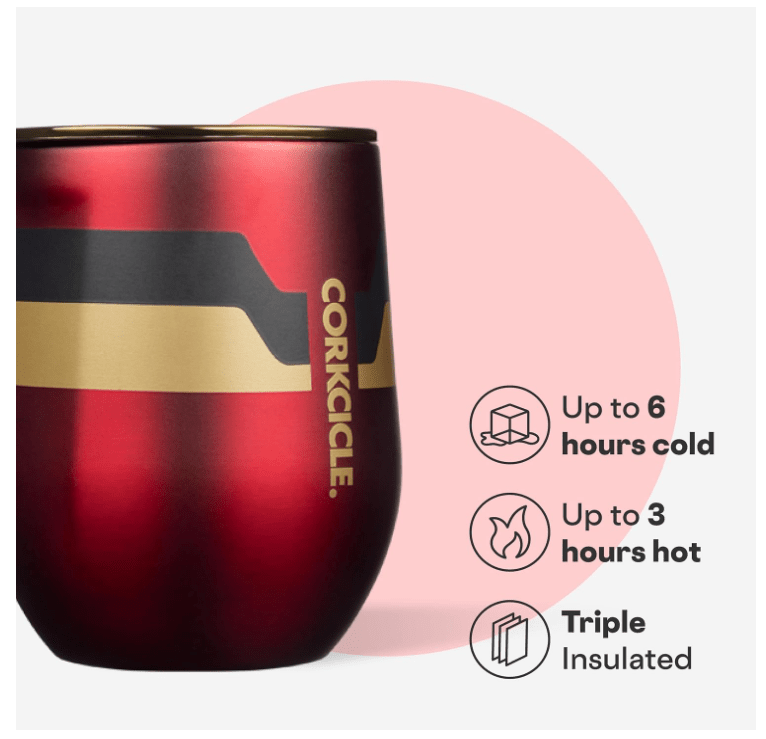 Corkcicle Stemless Insulated Wine Glass Tumbler - No Promo Code Needed!