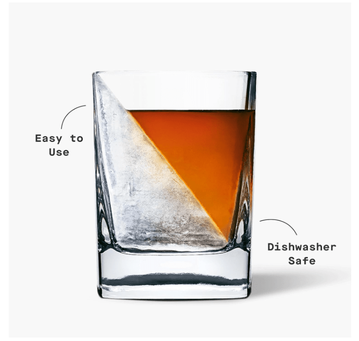 Corkcicle Whiskey Wedge Glass - No Promo Code Needed!