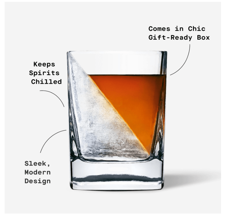Corkcicle Whiskey Wedge Glass - No Promo Code Needed!