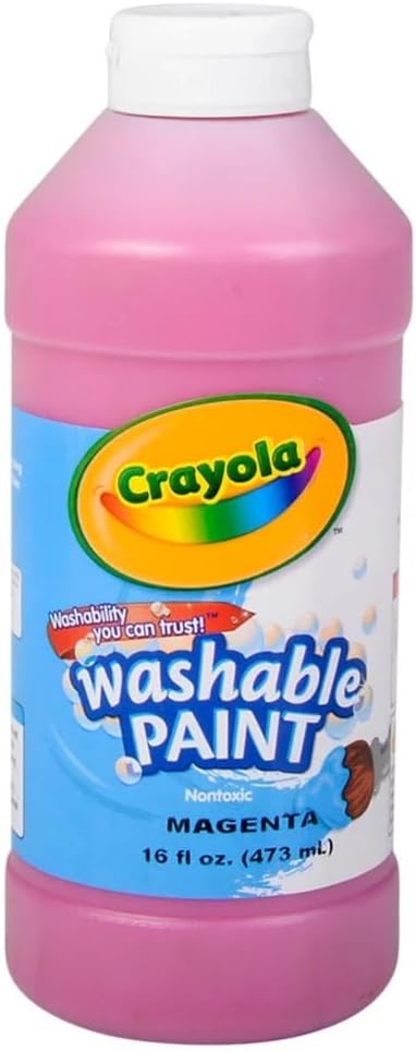 Crayola Washable Magenta Paint 16 oz 071662592691 No Promo Code Needed!