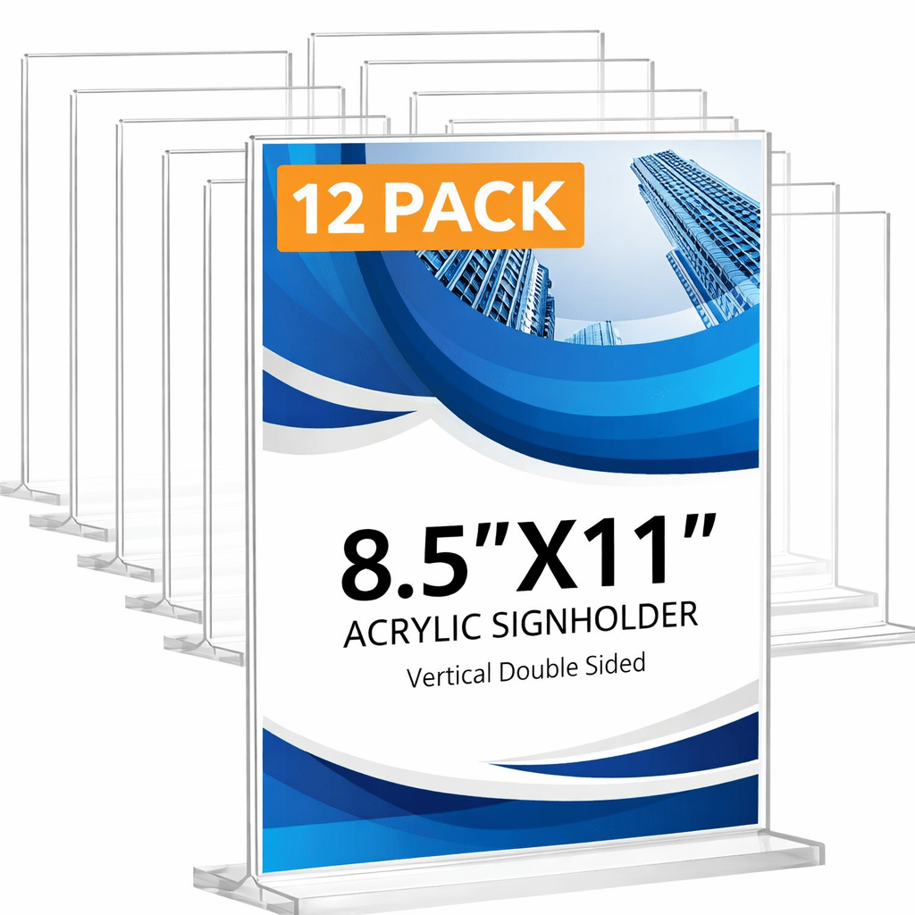 Deflecto Acrylic Double - Sided Sign Holders - No Promo Code Needed!