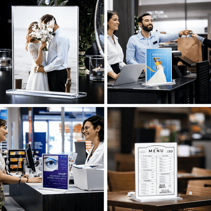 Deflecto Acrylic Double - Sided Sign Holders - No Promo Code Needed!