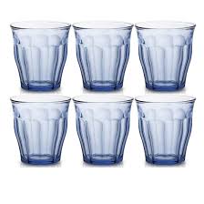 Duralex Le Picardie Glass Tumbler 36 cl Set of 6 Marine 3550190504446 No Promo Code Needed!