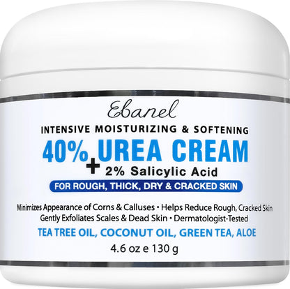 Ebanel Urea Cream 40% plus Salicylic Acid 2% - No Promo Code Needed!