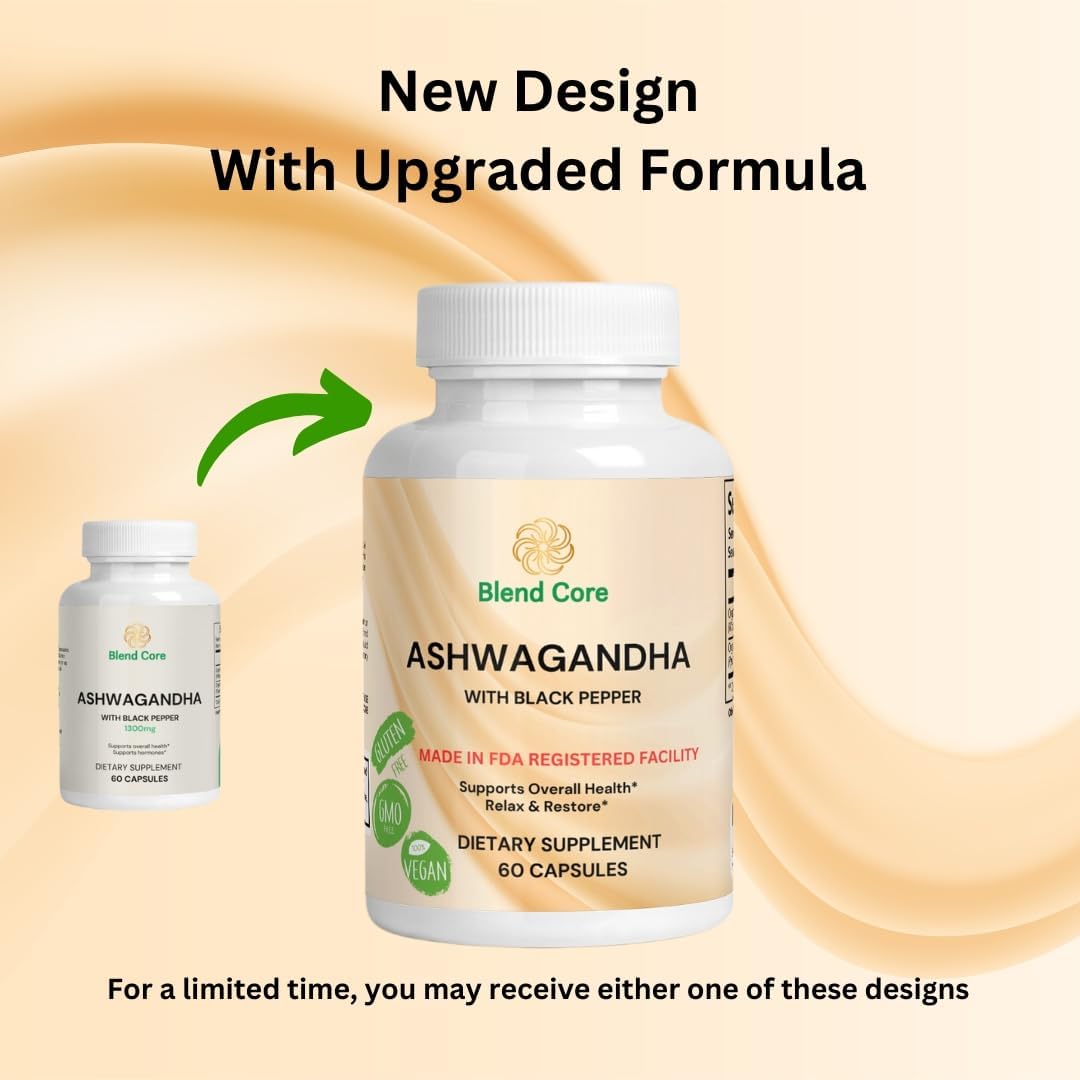 Enchanted Living Black Pepper Ashwagandha Supplements - No Promo Code Needed!