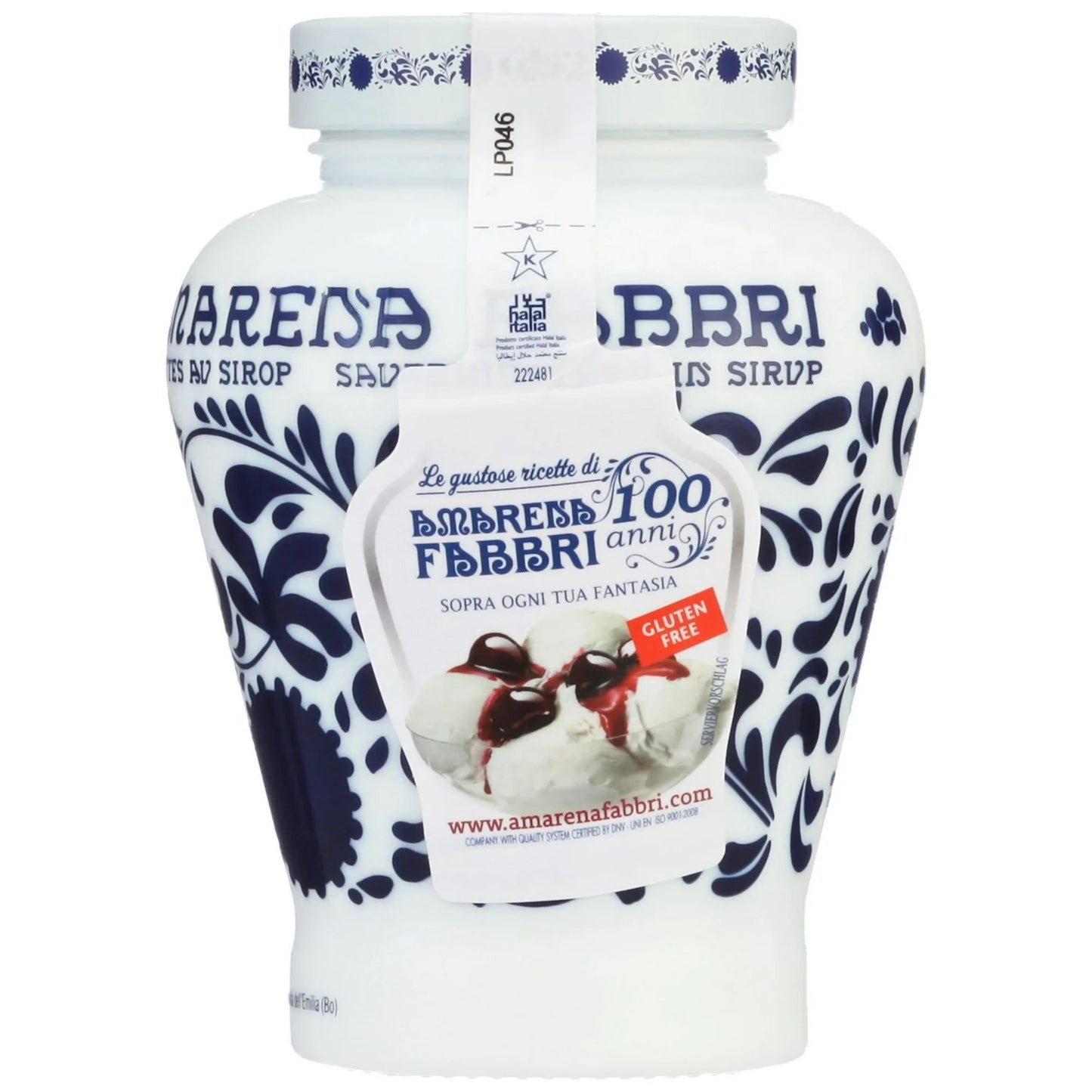 Fabbri EXPIRED - Fabbri Amarena Wild Cherries in Syrup, 6 - PACK, Gluten Free, Non - GMO, Vegan, 600g, 21 Ounce - No Promo Code Needed!