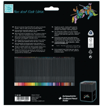 Faber - Castell Color Pencils Black Edition Tin Set - No Promo Code Needed!