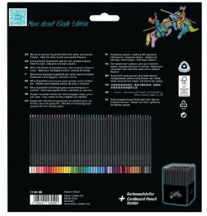 Faber - Castell Color Pencils Black Edition Tin Set - No Promo Code Needed!