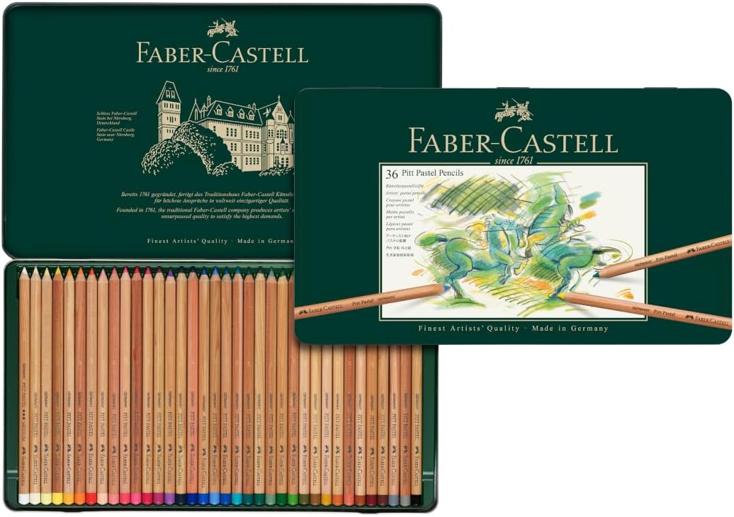 Faber - Castell Pitt Pastel Pencils in A Metal Tin - No Promo Code Needed!
