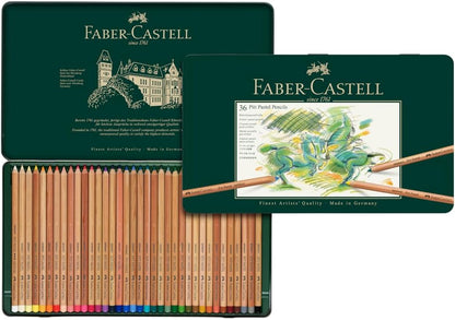 Faber - Castell Pitt Pastel Pencils in A Metal Tin - No Promo Code Needed!