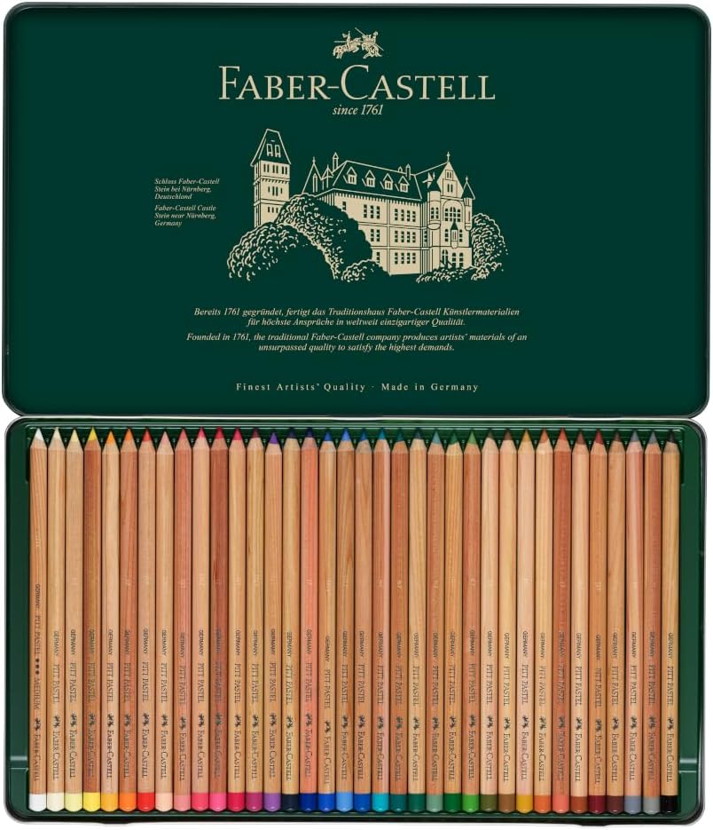 Faber - Castell Pitt Pastel Pencils in A Metal Tin - No Promo Code Needed!