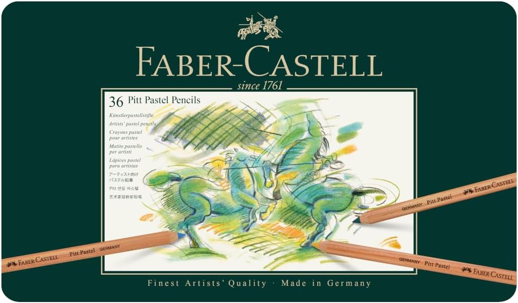 Faber - Castell Pitt Pastel Pencils in A Metal Tin - No Promo Code Needed!