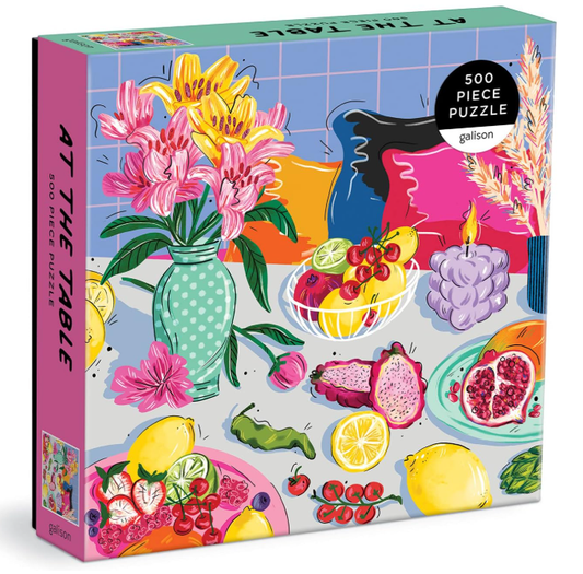 Galison At the Table 500 Piece Puzzle - No Promo Code Needed!