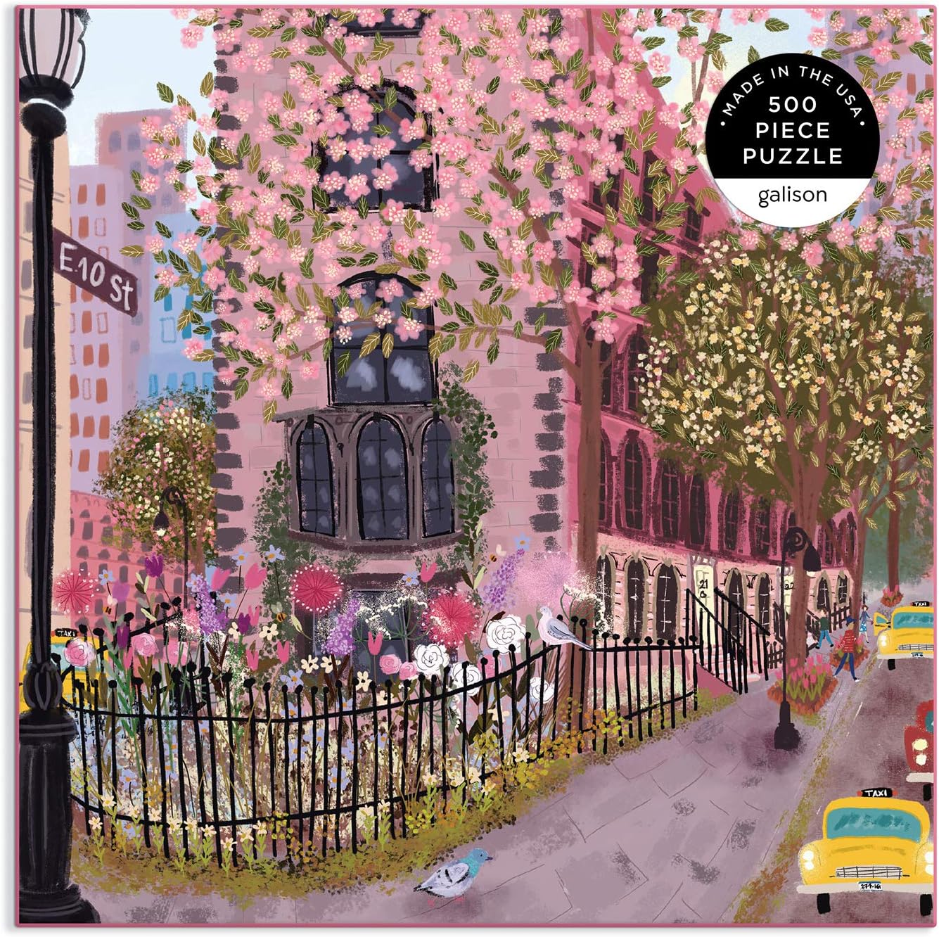 Galison Blooming Streets Puzzle - No Promo Code Needed!