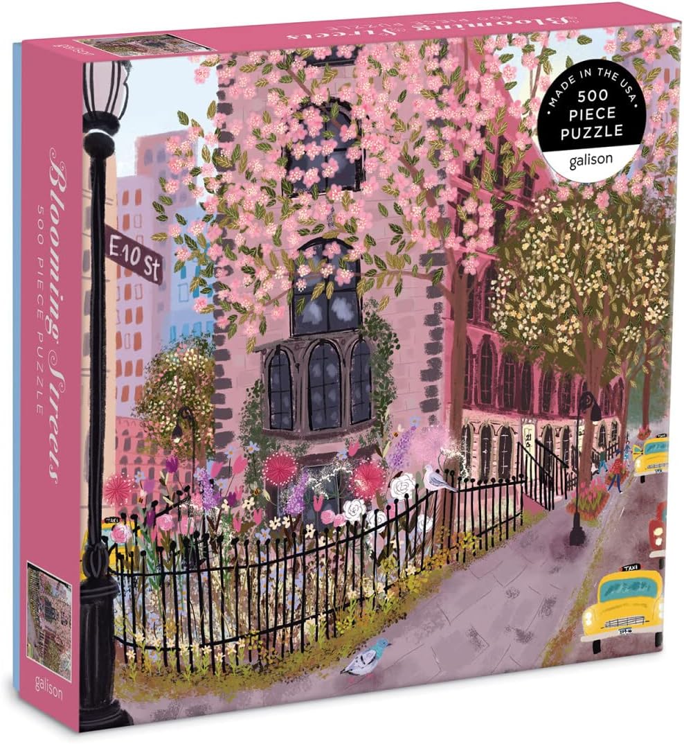 Galison Blooming Streets Puzzle - No Promo Code Needed!