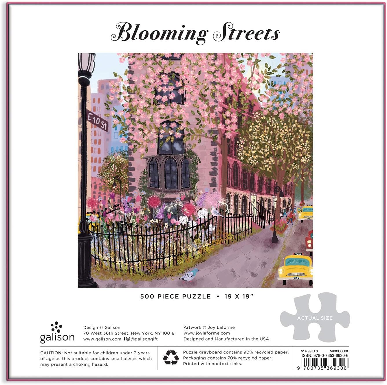 Galison Blooming Streets Puzzle - No Promo Code Needed!