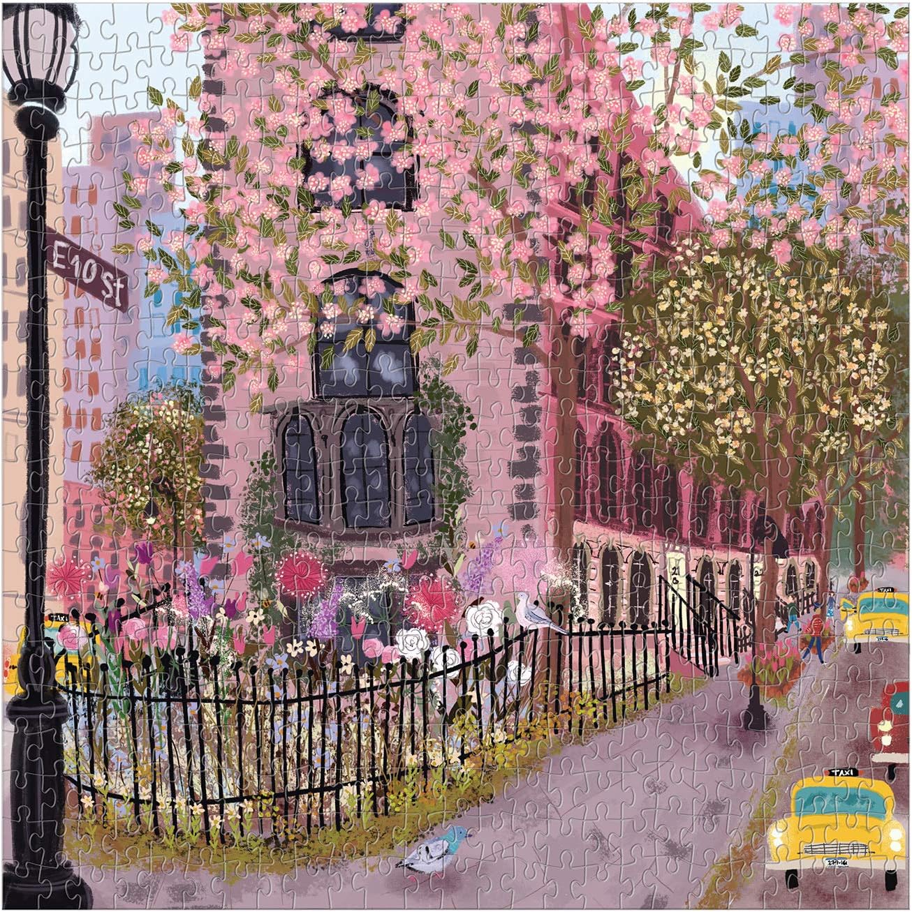 Galison Blooming Streets Puzzle - No Promo Code Needed!