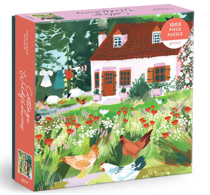 Galison Cottage Wildflowers 1000 Piece Puzzle - No Promo Code Needed!