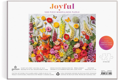 Galison Joyful 1000 Piece Puzzle - No Promo Code Needed!