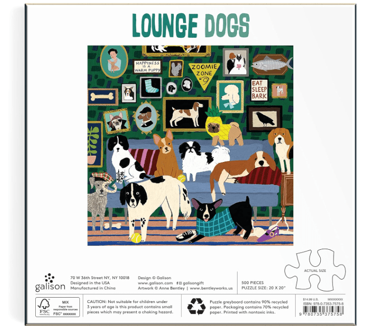 Galison Lounge Dogs - No Promo Code Needed!