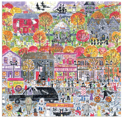 Galison Michael Storrings Halloween Parade 500 Piece Puzzle - No Promo Code Needed!