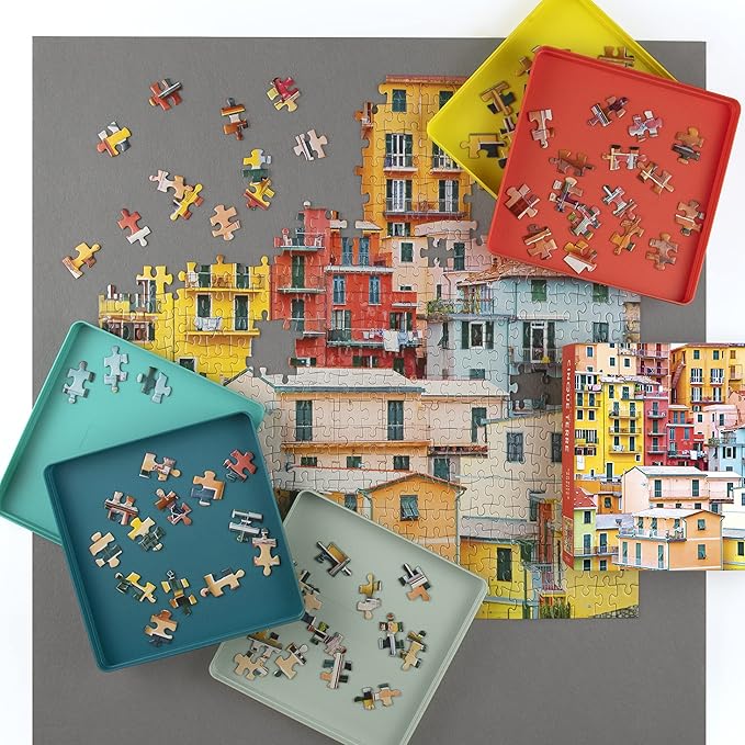 Galison Puzzle Sorting Tray Set Multi - Colored 9780735373211 No Promo Code Needed!