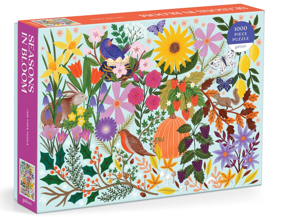 Galison Seasons in Bloom 1000 Piece Puzzle - No Promo Code Needed!