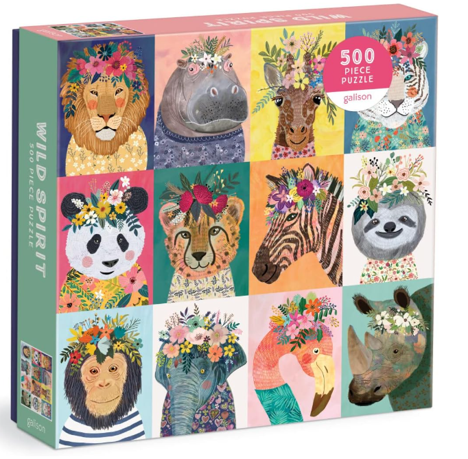 Galison Wild Spirit 500 Piece Puzzle - No Promo Code Needed!
