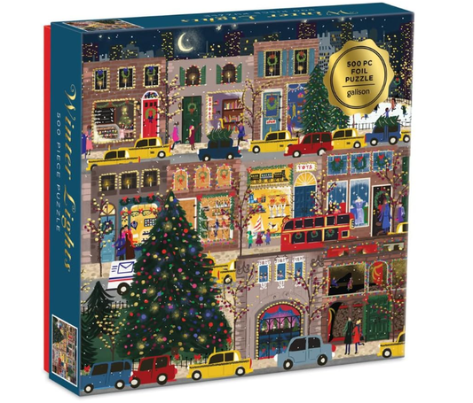 Galison Winter Lights Foil Puzzle - No Promo Code Needed!