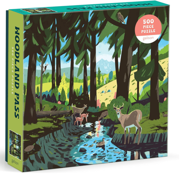 Galison Woodland Pass 500 Piece Puzzle - No Promo Code Needed!