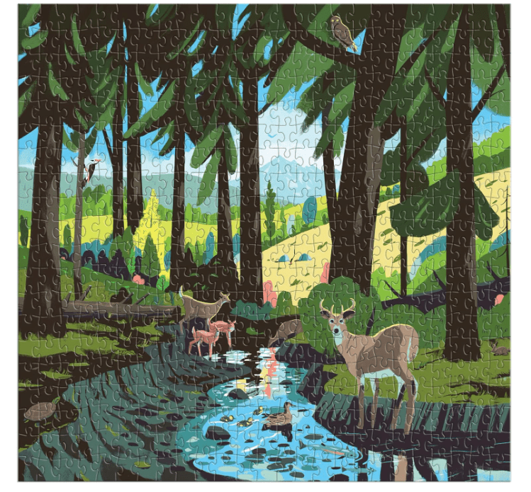 Galison Woodland Pass 500 Piece Puzzle - No Promo Code Needed!