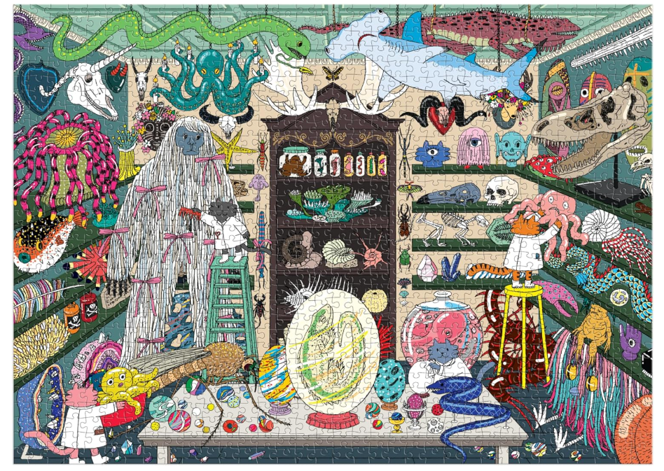 Galison World of Curiosities 1000 Piece Puzzle - No Promo Code Needed!