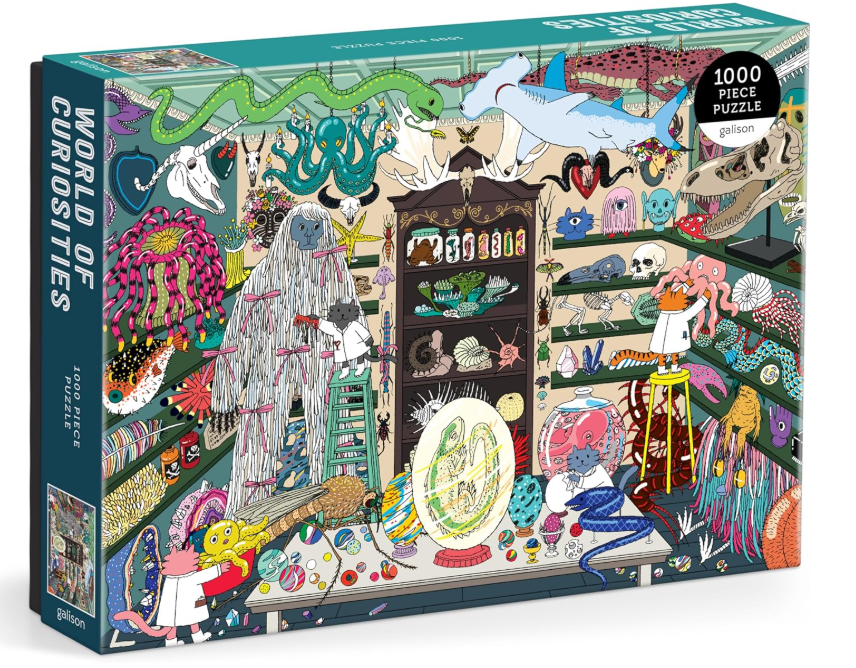 Galison World of Curiosities 1000 Piece Puzzle - No Promo Code Needed!
