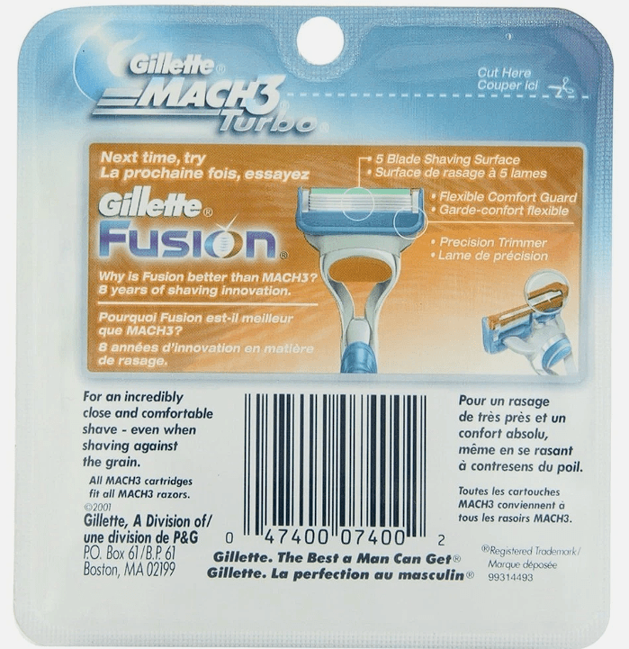 Gillette Three - Blade Razor Cartridge - No Promo Code Needed!