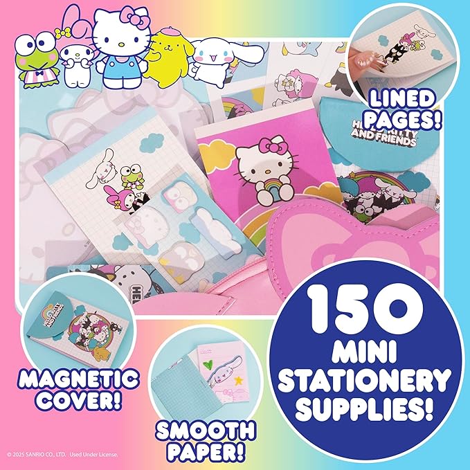 Hello Kitty Mini Collectible Stationery Set 150 Pieces 765940625965 No Promo Code Needed!