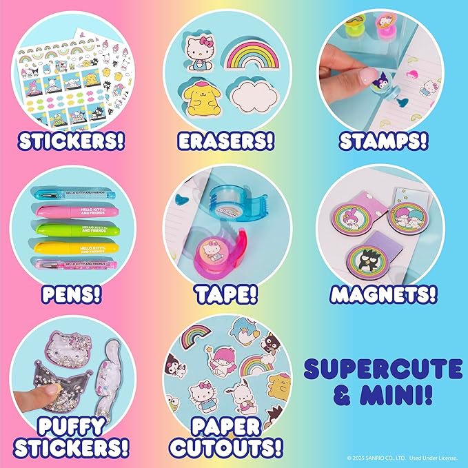 Hello Kitty Mini Collectible Stationery Set 150 Pieces 765940625965 No Promo Code Needed!