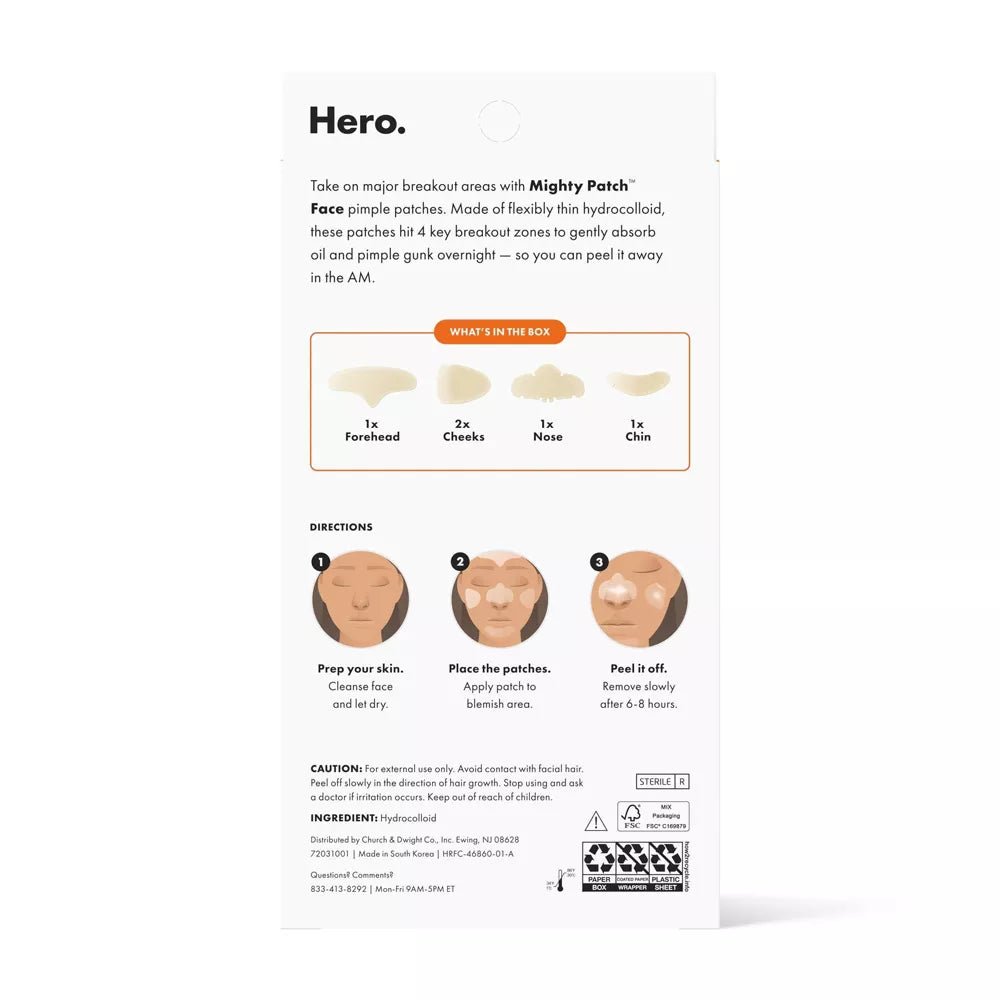 Hero Cosmetics Mighty Patch Face Patches - No Promo Code Needed!