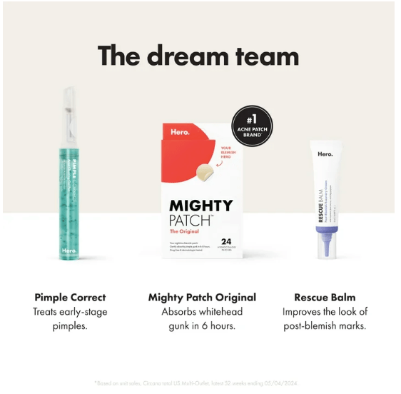 Hero Cosmetics Mighty Patch Original Acne Patches - No Promo Code Needed!
