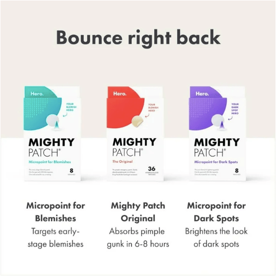 Hero Cosmetics Mighty Patch Original Acne Patches - No Promo Code Needed!