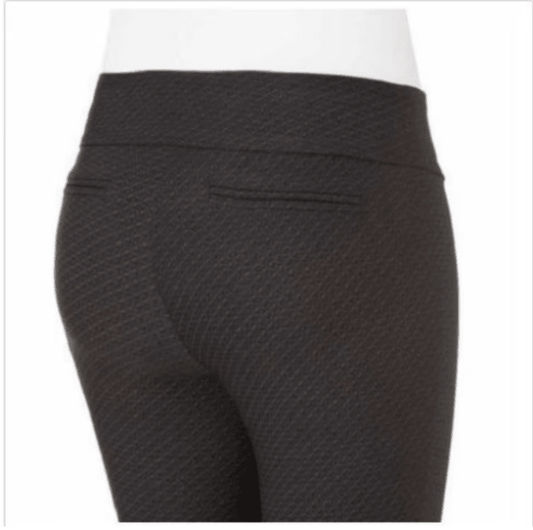 Hilary Radley Ladies Texture Pull On Pants - No Promo Code Needed!