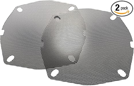 Hogtunes Front Speaker Grills 5.25 x 5.25 x 0.2 inches Pack of 2 997965301627 No Promo Code Needed!